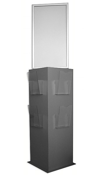 Illuminated Advertising Stand, Brochure Holder